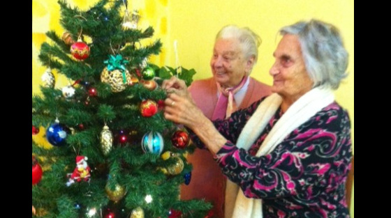 I nonni si preparano al Natale