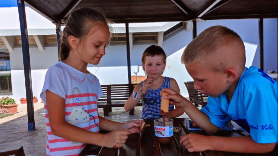 Colazione in famiglia